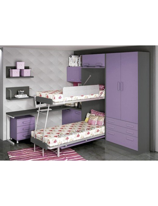 Litera abatible vertical Infinity para paredes de Pladur.