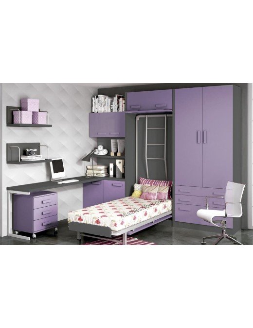 Litera Abatible Vertical "Infinity" "Pladur" ✅ Muebles Noel Ibiza SL