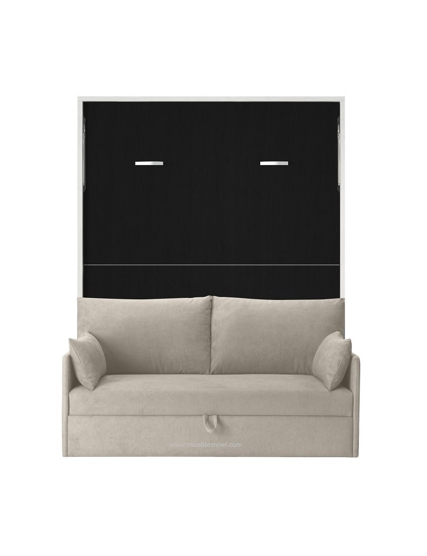 Cama Abatible con Sofá Barcelona | Ideal para Pisos Pequeños