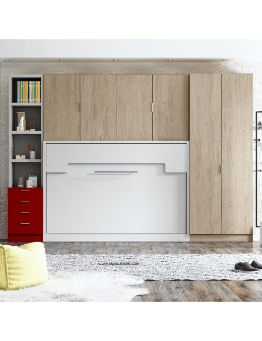 Litera blanca plegable