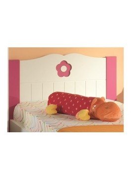 Cabecero Lacado Flor,Dormitorio infantil con Cabecero Lacado Flor