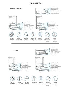 Cama abatible Vallecas con sofá y patas automáticas ✅ Madrid Noel en Madrid