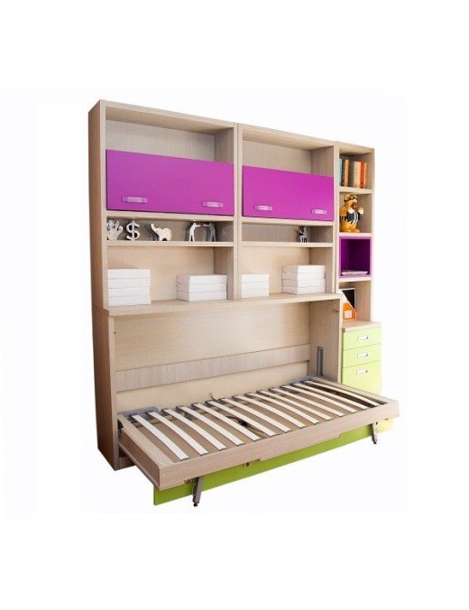 Composición 16 de Livemar con la cama abatible abierta