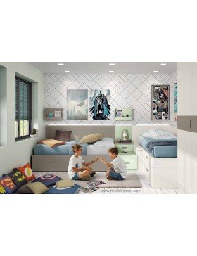 Camas en esquina,Camas en esquina