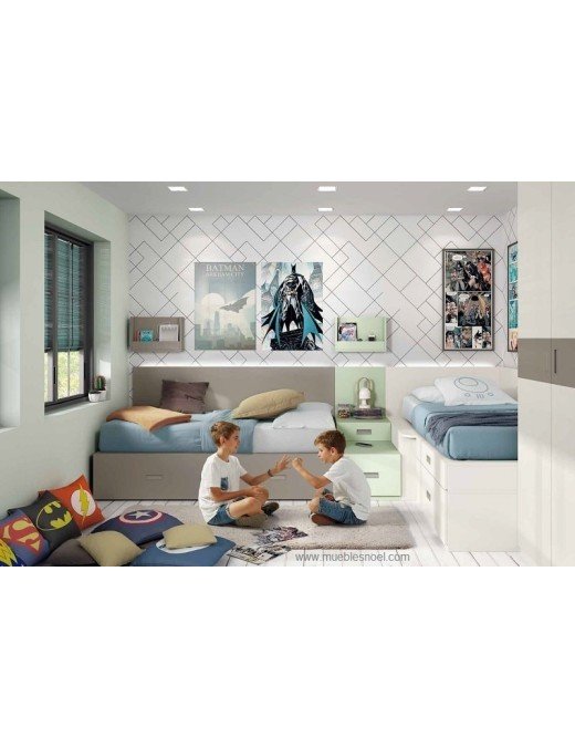 Camas en esquina,Camas en esquina