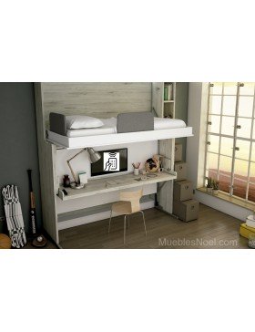 Litera Abatible con Mando a Distancia Mirasierra | Muebles Noel Madrid