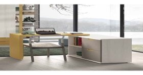 Cómoda con mesa giratoria