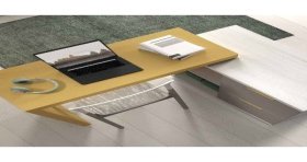 Cómoda con mesa giratoria