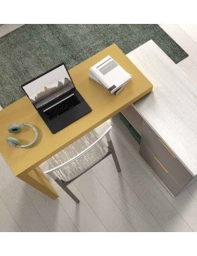 Cómoda con mesa giratoria