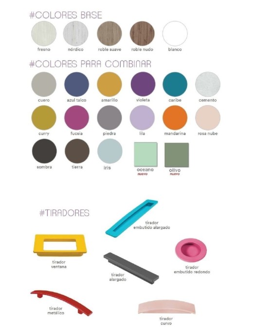 Colores para la camanido Los Rosales