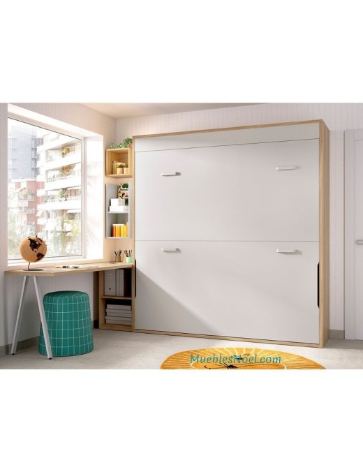 Litera abatible horizontal Legazpi con cama alta basculante de Noel