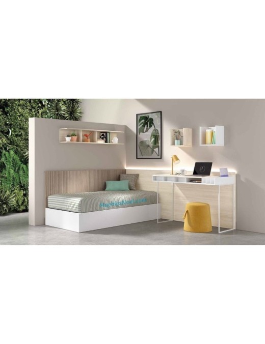 Dormitorio juvenil moderno Moscardo Madrid.