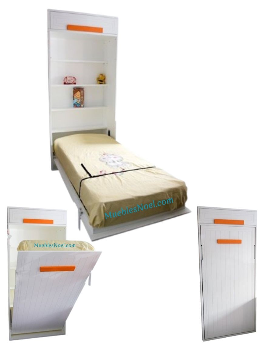 Cama abatible vertical blanca Canillas