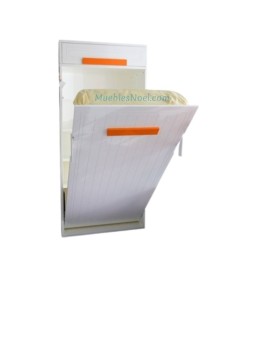 Cama abatible vertical blanca Canillas.