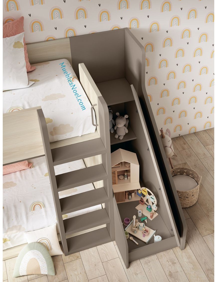 Habitaciones Infantiles Literas Con Escaleras Cajones Comprar