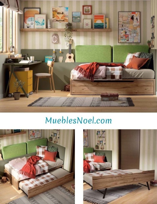 Comprar dormitorio juvenil a medida en tienda muebles online de Madrid