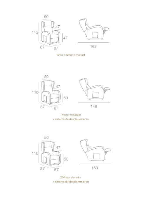 Sillon Relax Piel con masaje y calor desde 999€ hecho en España