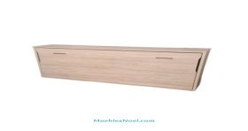 Cama abatible horizontal elevable madera