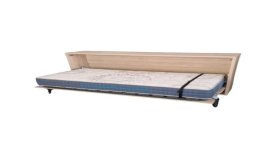 Cama abatible horizontal elevable madera