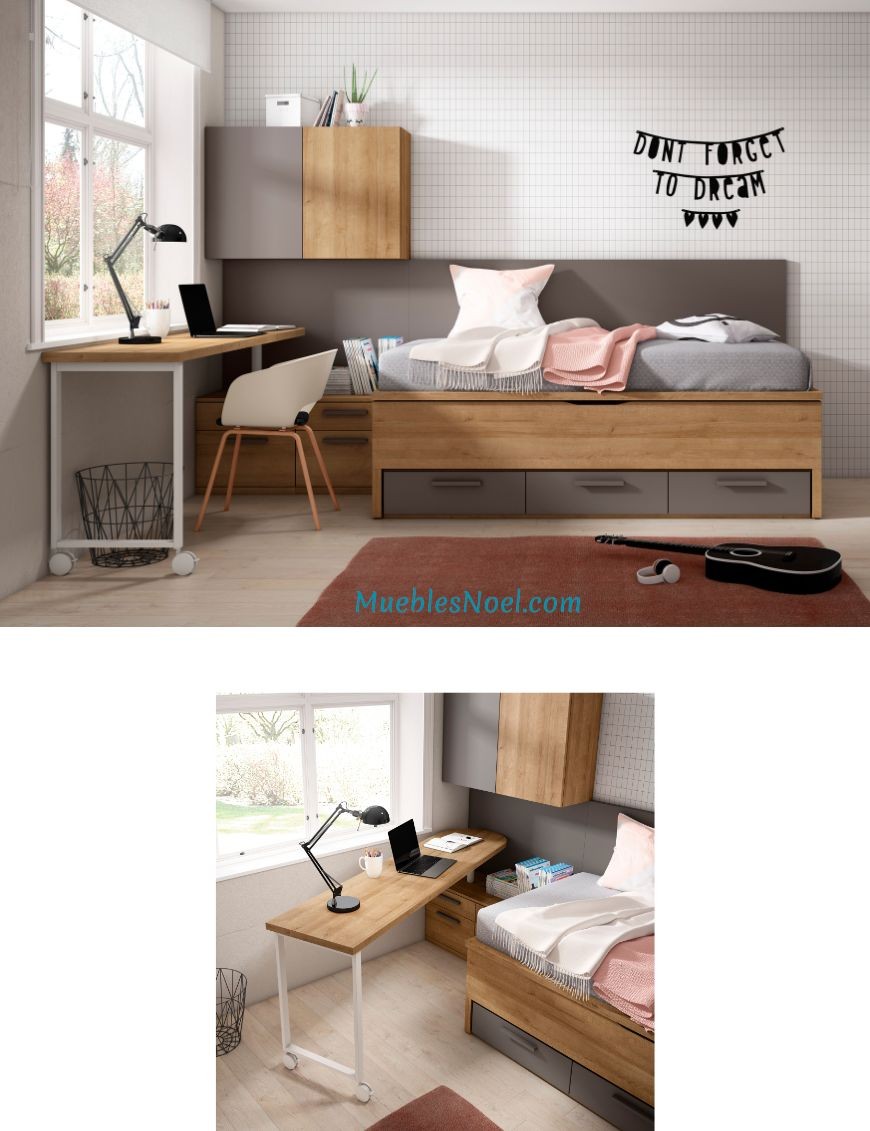 dormitorio juvenil moderno modelo Recoletos