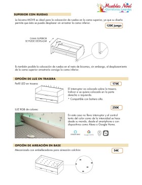 Compra dormitorio juvenil Recoletos en Muebles Noel de Madrid
