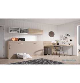 Dormitorio juvenil con cama abatible Simancas.