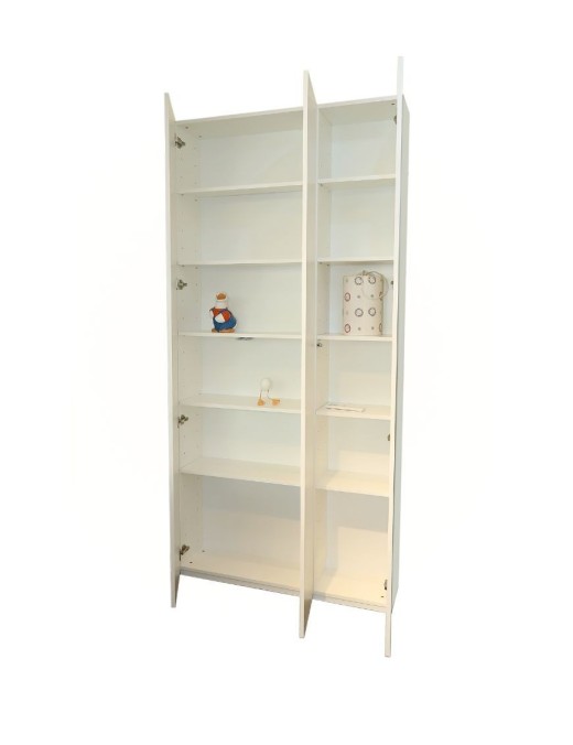 Armario Blanco CON LAS PUERTAS ABIERTAS