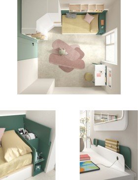 Dormitorio juvenil El Mamut Madrid.