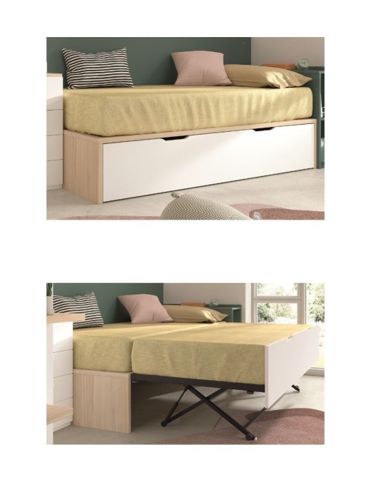 Cama Nido a la misma altura | Única en España | Muebles Noel en Madrid