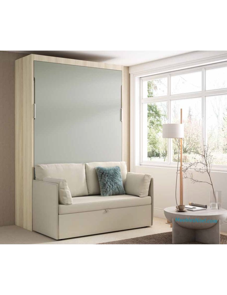 Cama Abatible Vertical con Sofá y Arcón | Muebles Noel Madrid Palos de Moguer