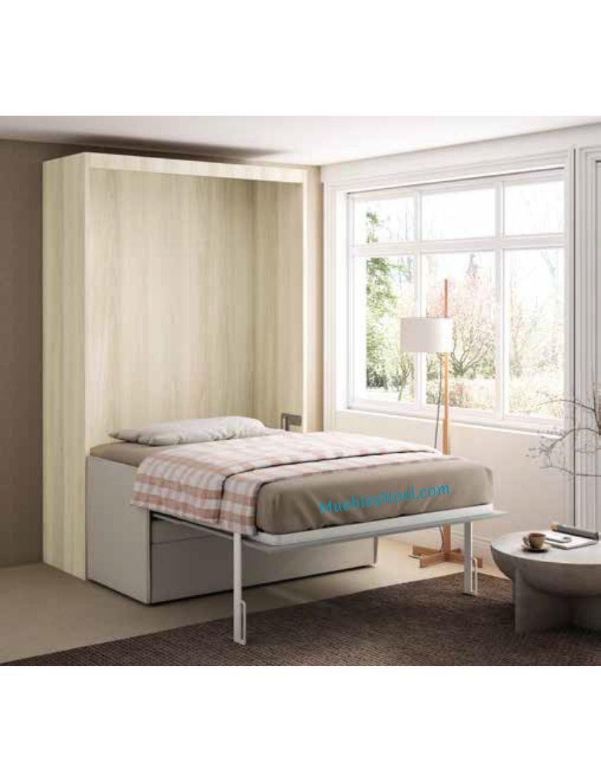 Cama Abatible Vertical con Sofá y Arcón | Muebles Noel Madrid Palos de Moguer