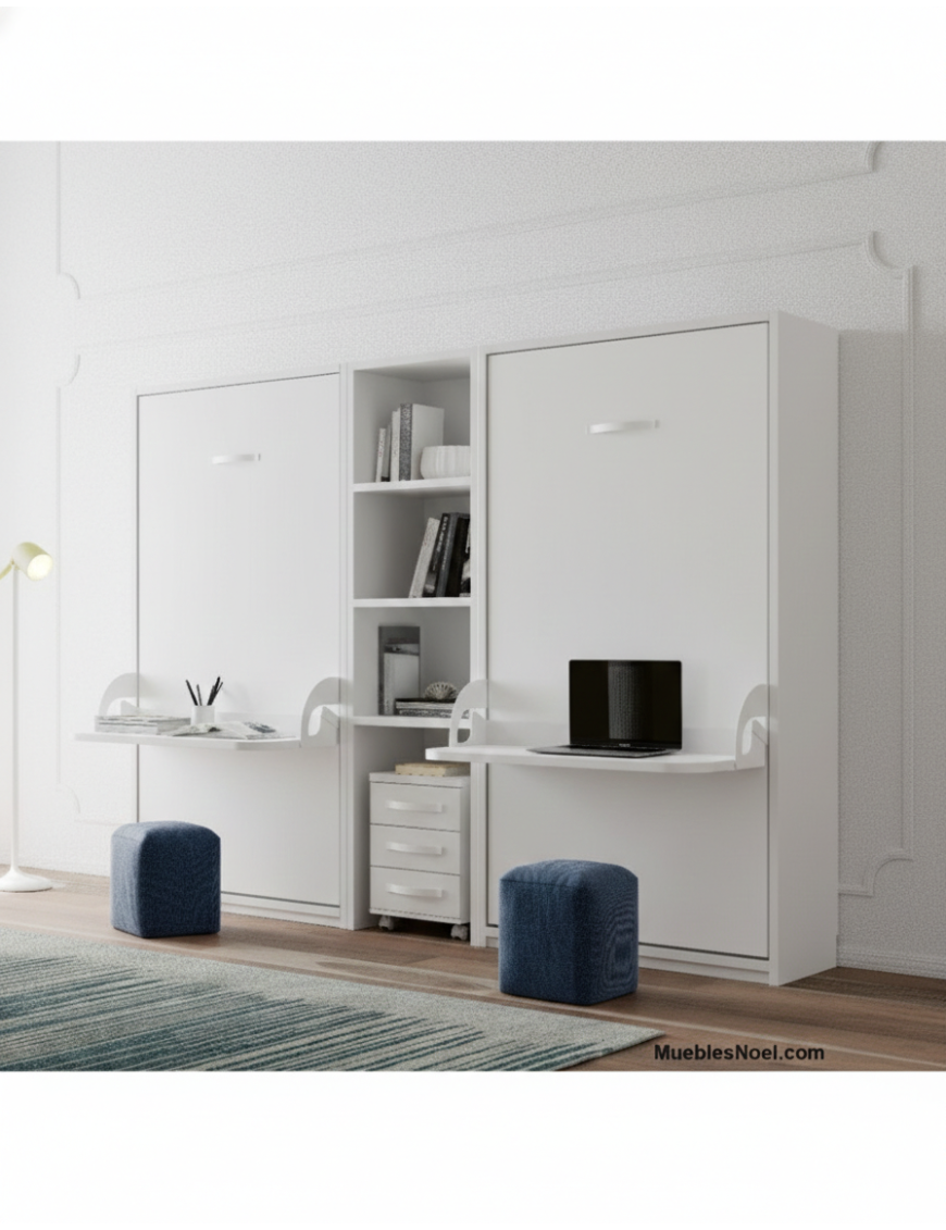 Dalmata_camas_abatibles_verticalers_con_mesa_delante_de_Noel