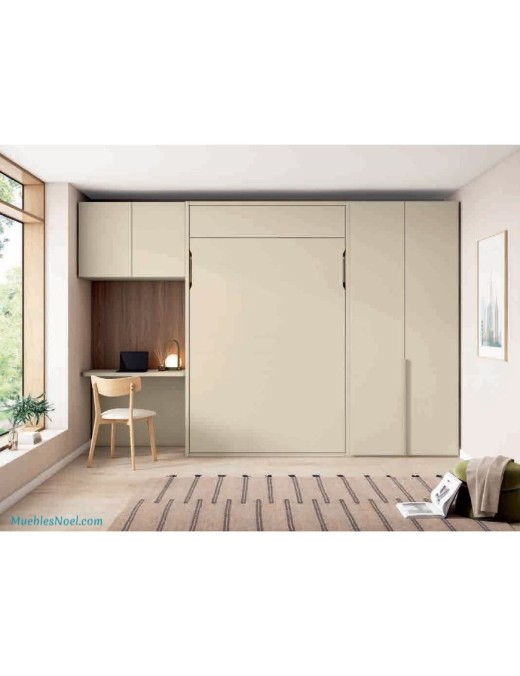 Cama Abatible 135 Barrio Salamanca | Dormitorio Minimalista Madrid