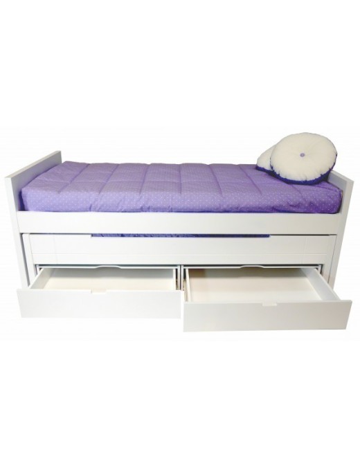 Cama compacta lacada