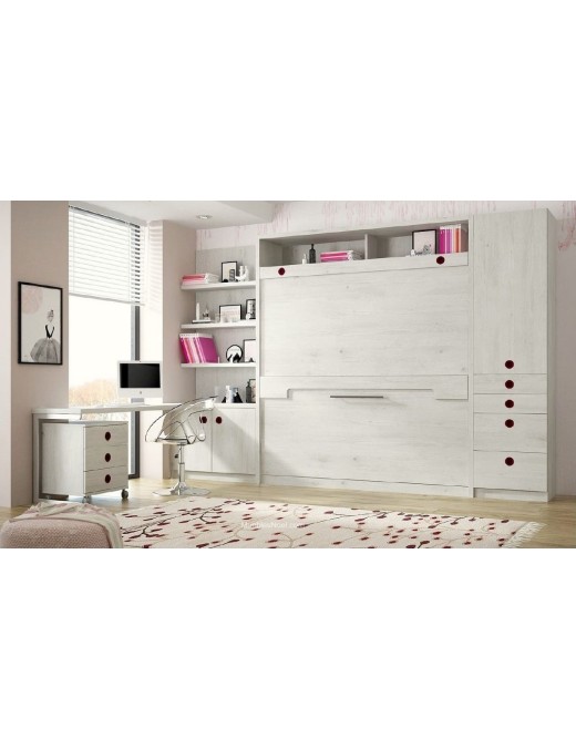 Litera abatible lateral estrecha para paredes de Pladur