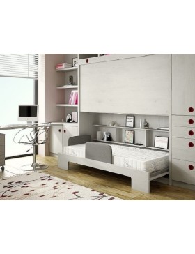 Litera abatible lateral estrecha para paredes de Pladur