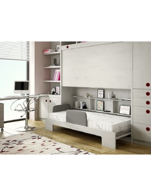 Litera abatible lateral estrecha para paredes de Pladur