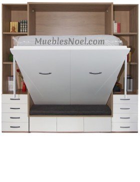 Liquidación cama abatible matrimonio en Madrid.