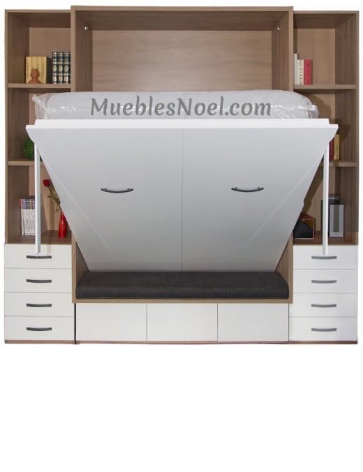 Liquidación cama abatible matrimonio en Madrid.