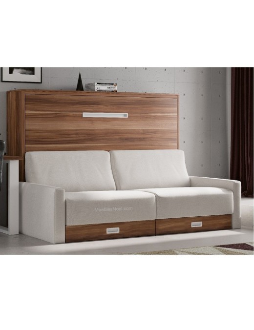 Cama horizontal con sofá delante modelo Malasaña.