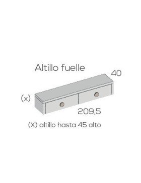 Litera Abatible Horizontal