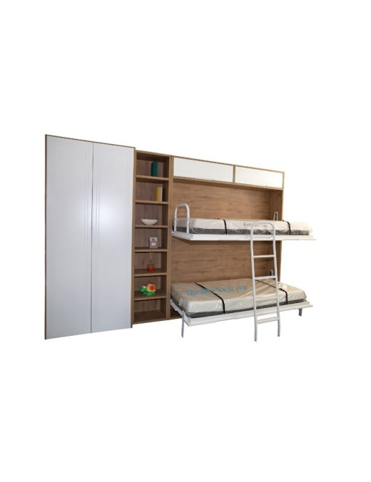 Litera Abatible Lacada en Blanco