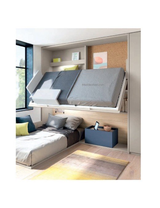 Litera moderna en forma de L San Cristóbal | Muebles Noel Ibiza 2253€